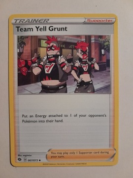 Team Yell Grunt (Champion's Path, 067/073)