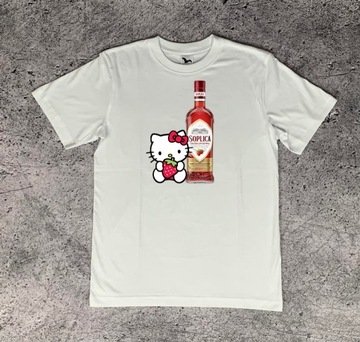 T-shirt Hello Kitty truskawka (L)