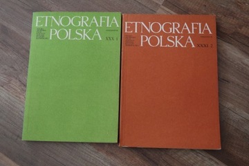 Etnografia Polska '86 nr1, '87 nr2