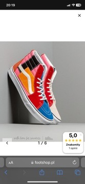 Sneakersy Vans Sk8-Hi (Patchwork) Multicolor r.42