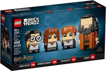 LEGO 40495 BrickHeadz Harry Hermiona Ron i Hagrid