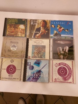 Zestaw 9 płyt CD z muzyką klasyczna orkiestra