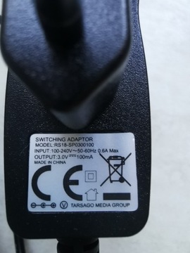Zasilacz Switching adaptor RS 18-SP0300100 