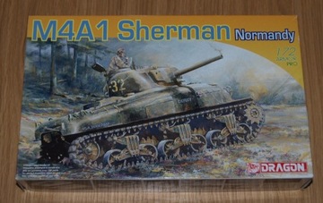 M4A1 Sherman Normandy (DRAGON 7273)+metalowa lufa.