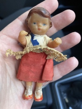 Stara vintage lalka ARI mała kolekcjonerska zabawk