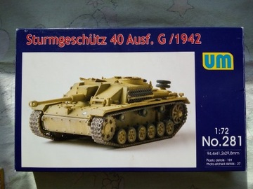 UM 1:72 Sturmgeschutz StuG.40 Ausf.G / 1942