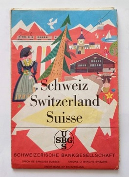 Karte der Schweiz 1964 O. M. Müller & 1979