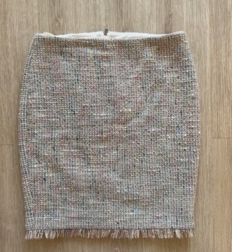 Marc Cain spódnica wełniana wełna wool tweed 