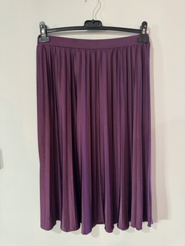 Spódnica plisowana fioletowa