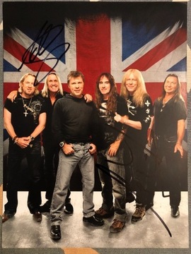 Iron Maiden - Zdjęcie z autografami ! 