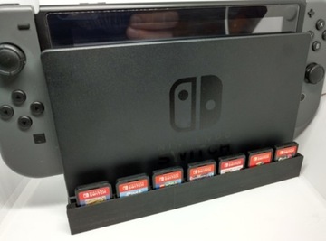 Nintendo switch uchwyt do ściany z 7 cardrige
