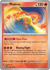 Moltres 151 MEW 146 / 165 Holo