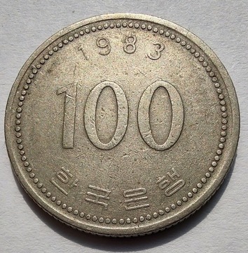 KOREA POŁUDNIOWA 100 Won 1983
