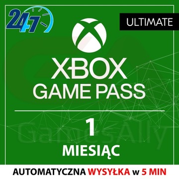 XBOX GAMEPASS ULTIMATE 30 DNI 1 MIESIĄC + CORE +EA