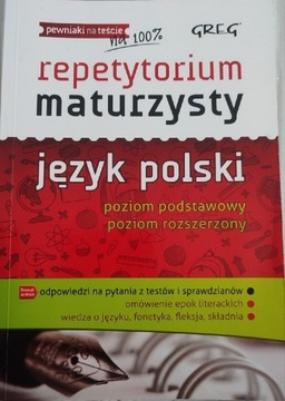 Repetytorium maturzysty j. Pl  GREG (matura 2015)