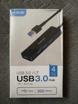 HOYOKI HUB 4 porty USB 3.0, kabel 1m