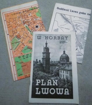 W. HORBAY PLAN LWOWA 1938 Reprint