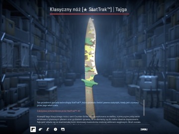 Klasyczny nóż ( StatTrak) | Tajga 
