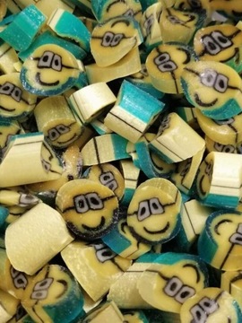 Ręcznie Zrobione Twarde Karmelki Minionki 100g