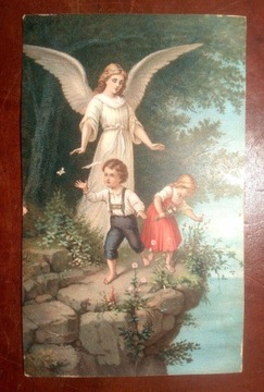 Anioł dzieci wpis Ołomuniec 1935