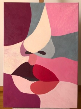 Obraz „Pocałunek” na płótnie 50x70 cm