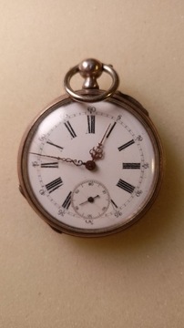 Zegarek kieszonkowy cylindre huit rubis