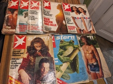 Magazyny Niemieckie Stern 1975, 1977 itp.