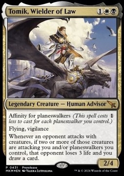 Tomik, Wielder of Law PROMO FOIL - MKM nmint