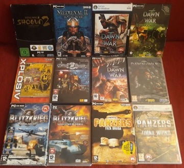 Total War, Blitzkrieg, Age of Empires - gry PC