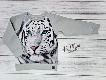 Bluza PaMini Handmade tygrys rozmiar 110