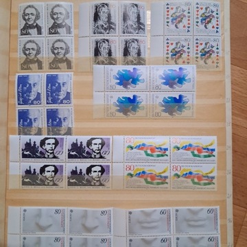Niemcy znaczki pocztowe od 1986r w albumie