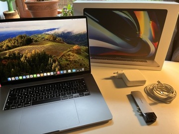 Apple MacBook Pro 16 2019, Intel 8-Core i9 2.4 GHz ->droga wersja