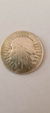 Moneta 5 zł Głowa Kobiety 1933 r
