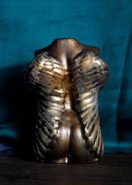 Kobieta Anioł, złota anielica, wys. 10,5 cm