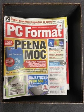 Kolekcja magazynów PC Format i innych wraz z DVD