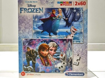 Puzzle 2w1 Clementoni Frozen 2x 60 el. Kraina Lodu