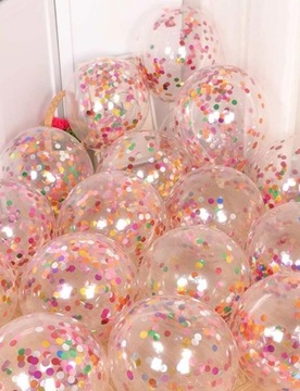 Balony z konfetti 