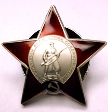 ruski medal order czerwonej gwiazdy ussr cccp ZSRR