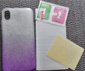 ETUI FORCELL SHINING XIAOMI REDMI 7A + SZKŁO HARTO