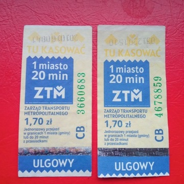 Bilety ZTM / Metropolia Górnośląsko-Zagłębiowska