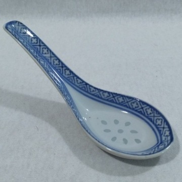 Łyżka porcelana chińska ryżowa długość 13,5 cm