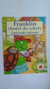 Franklin chodzi do szkoły. Zgadywanki i naklejanki