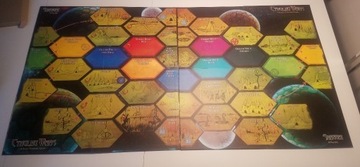 Cthulhu Wars - Shaggai Map - mapa na 6-8 graczy