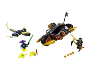 LEGO NINJAGO 70733 zestaw MOTOCYKL COLE'A, KOMPLET
