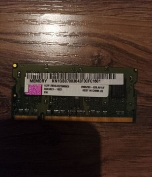 Pamięć RAM DDR2 KINGSTON ACR128X64D2S800C6 1GB