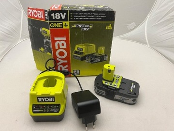 RYOBI AKUMULATOR 18V 1,5AH +ŁADOWARKA RC18120-115