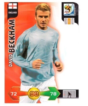 PANINI WORLD CUP 2010 AFRICA BECKHAM ANGLIA