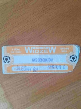 WIDZEW ŁÓDZ - GKS BEŁCHATÓW  1996