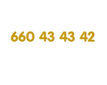 Złote numery: 660 43 43 42 REKLAMA