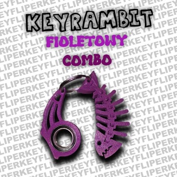 KEYSPINNER COMBO KOLOR FIOLETOWY BRELOK HIT